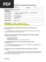 dana williams- interview questions-  spring 2016 