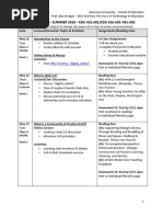 EDU 416-616: Uses of Educational Technology Weekly Schedule