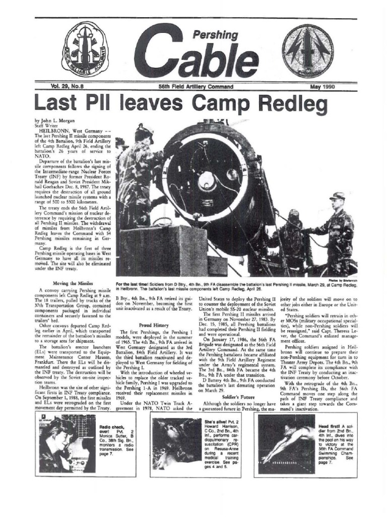 The Pershing Cable (May 1990) | PDF | Military | Violence