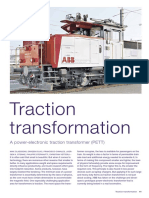 Railway electrification systems and traction transformation