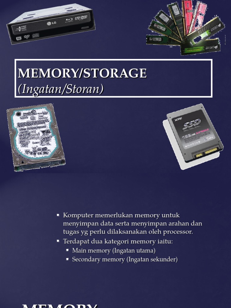 Memahami Memori dan Storan Komputer | PDF | Komputer