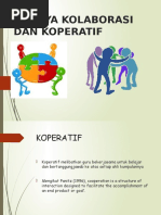 Budaya Kolaborasi Dan Koperatif