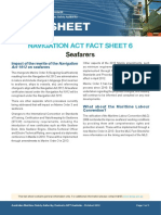 Sheet: Navigation Act Fact Sheet 6