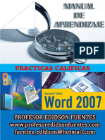 Guia Practica Calificadas de Microsfot Word 2007 Completa 2016-1b Tecnologia Medica