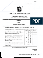 Kertas 2 Pep Percubaan SPM Terengganu 2008 - Soalan