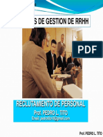 Reclutamiento de Personal