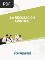 La Recusación Arbitral - IP, Lv, 138p