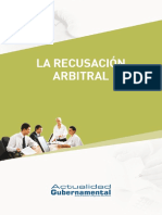 La Recusación Arbitral - IP, Lv, 138p