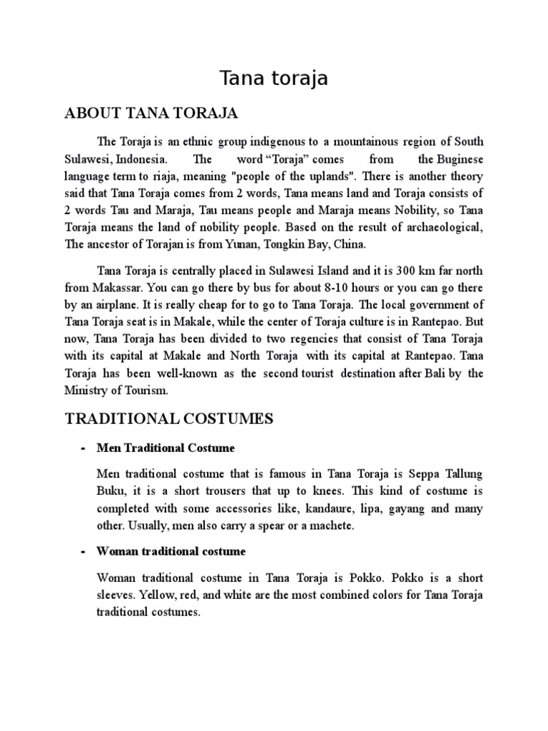 Tana Toraja Pdf Death Funeral