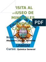Visita Al Museo de Minerales