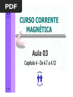 Curso Corrente Magnetica - Aula 03 - Cap 04 de 4.7 a 4.12 (8p)
