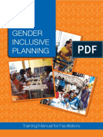 Training Manual On Gender Inclusive Planning
