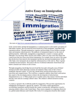 Argumentative Essay on Immigration