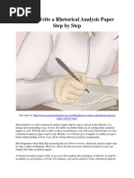Download How to Write a Rhetorical Analysis Paper Step by Steppdf by Custom Writing Services SN311688002 doc pdf