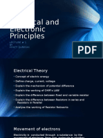 Lecture 1 - Electrical and Electonic Principles