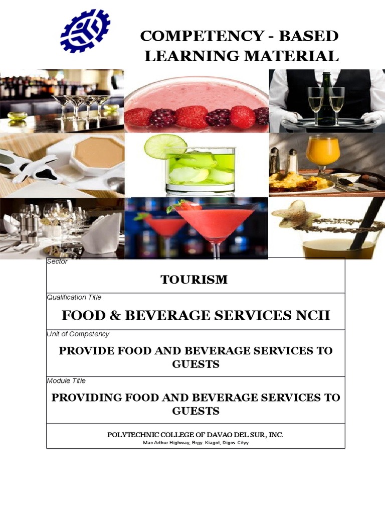 Provide food and beverage services to guests Tableware Hors D'oeuvre