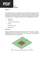 HFSS Tutorial 1