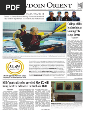 The Bowdoin Orient- Vol. 145, No. 24 -May 6, 2016