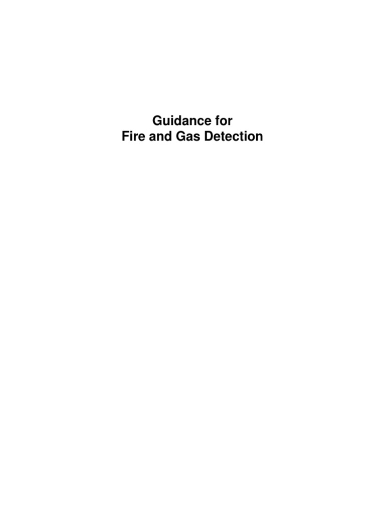 Fire and Gas Detection Guidance | PDF | Relay | Infrared