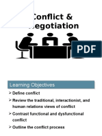 Conflict & Negotiation Final (Organization Behavior)