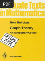 Bela Bollobas Graph Theory An Introductory Course