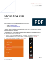 Eduroam Setup Guide: Windows 8