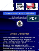 Restorative Composite Resins