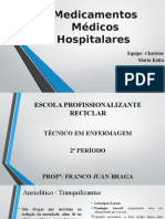 Medicamentos hospitalares e posologias