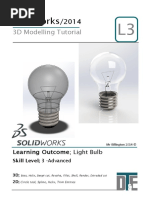 12. Solidworks Tutorial - Lightbulb Guide