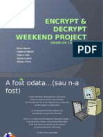 Encrypt & Decrypt Weekend Project