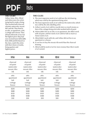 starving artists perplexor pdf