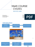 Seminar Course CVQ301: Bicycle Lane