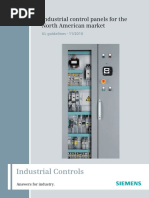 Industrial control panels for the North American market