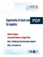 2012-10-30 Opportunity of Cloud Computing for Logistics