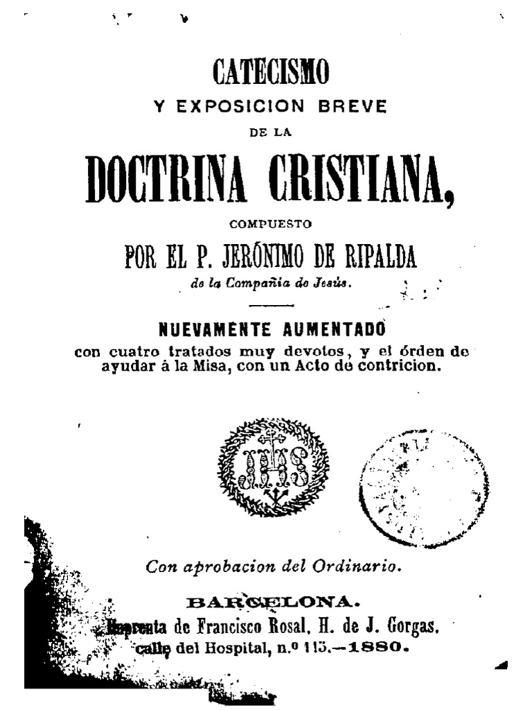 Catecismo Ripalda | PDF | orador del Señor | Penitencia