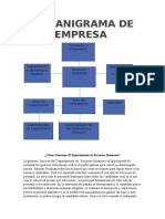 Organigrama y Preguntas de Admon Recursos Humanos