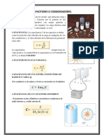 Formulas Condensadores