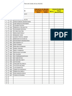 Daftar Nilai Ujian Qur'An