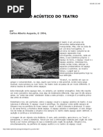 o Cenario Acustico Do Teatro