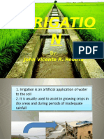 Irrigatio N: John Vicente R. Reduta