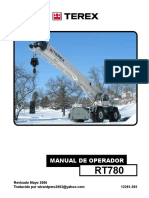 Manual De operacion Terex Rt780