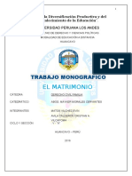 Monografia Sobre El Matrimonio