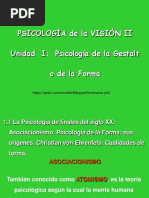 Unidad I Psicología de La Gestalt o de La Forma 1a. Parte Alumnos