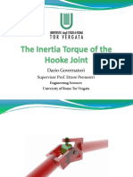 The Inertia Torque of The Hooke Joint