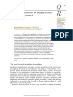 Thematic Network - Qualitative Research 2001 Attride Stirling 385 405