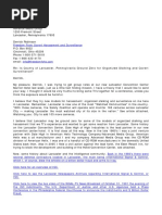 Letter To Derrick Robinson Re Is Lancaster County Ground Zero For Mind Control Technologies - September 7, 2009 For May 7, 2016