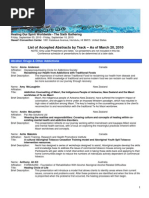 Download HOSW Presentations List by Track 3-20-2010 by Kim Kuulei Birnie SN31178387 doc pdf