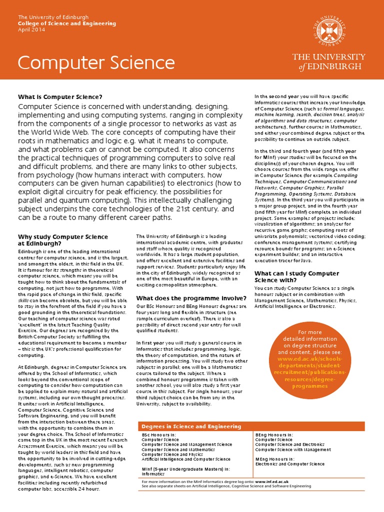 What Is Computer Science Pdf