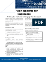 Site Reports For Engineers Update 051112