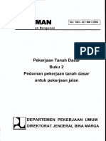 Pedoman Pekerjaan tanah dasar untuk pekerjaan jalan.pdf
